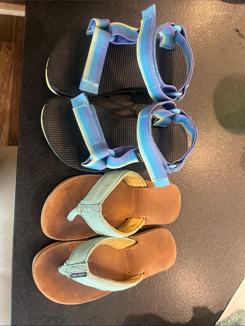 TEVA and Hari Mari - size 11 Flip Flops Set